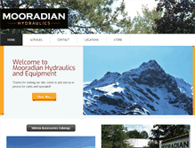 Tablet Screenshot of mooradianhydraulics.com